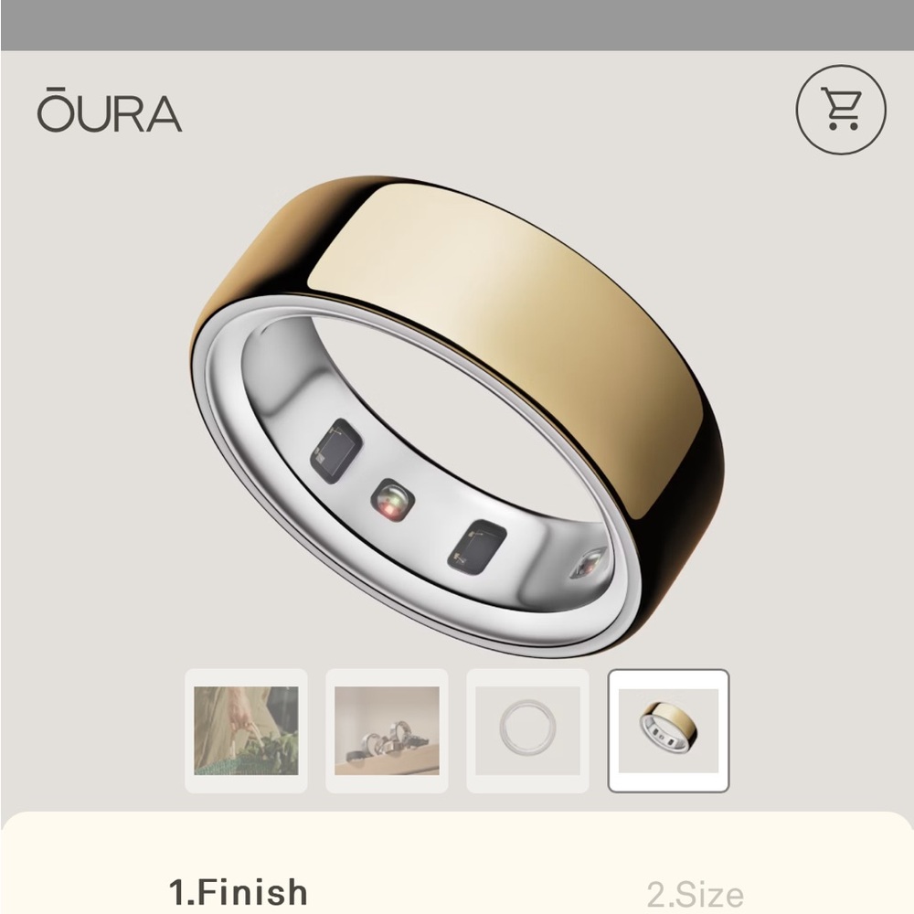 Oura Ring Gen 4 - Gold